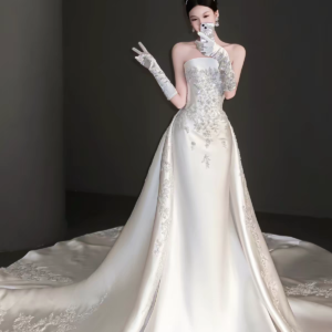 Sleeveless Mermaid Wedding Dress
