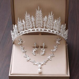 Crystal Bridal Tiara Set
