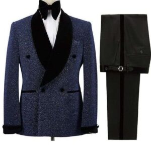Men's Blue Tuxedo Suit